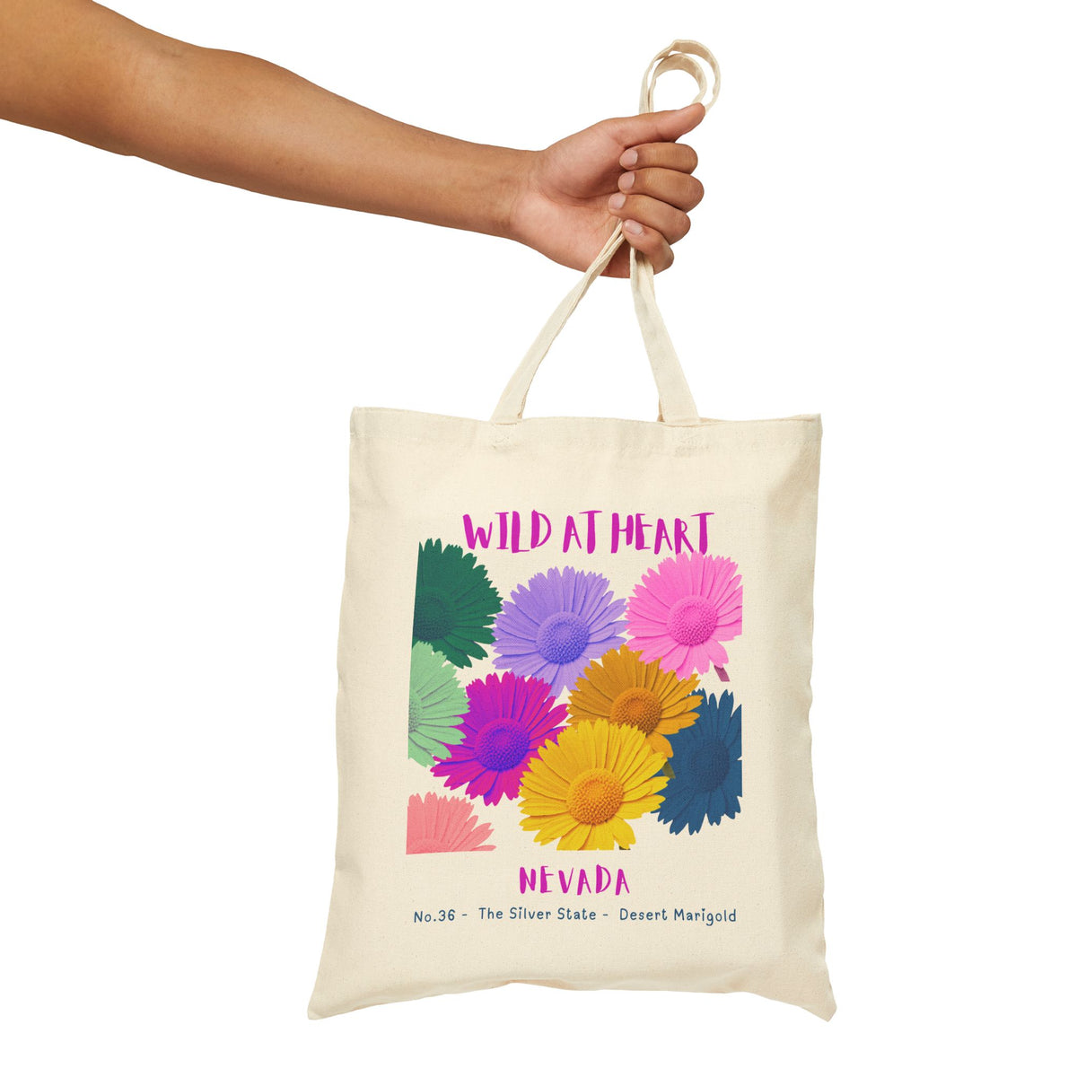 Nevada Wild at Heart Tote Bag