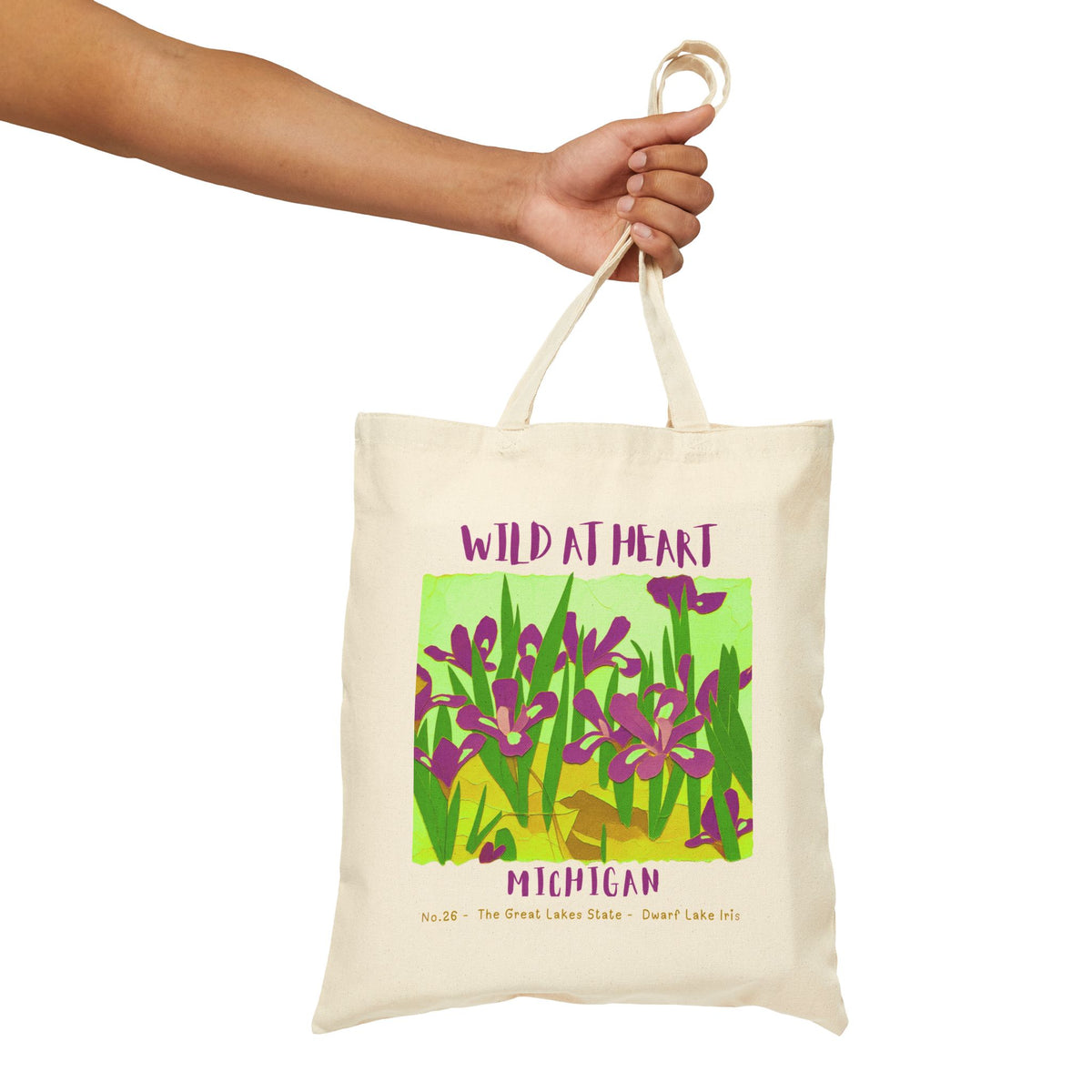 Michigan Wild at Heart Tote Bag