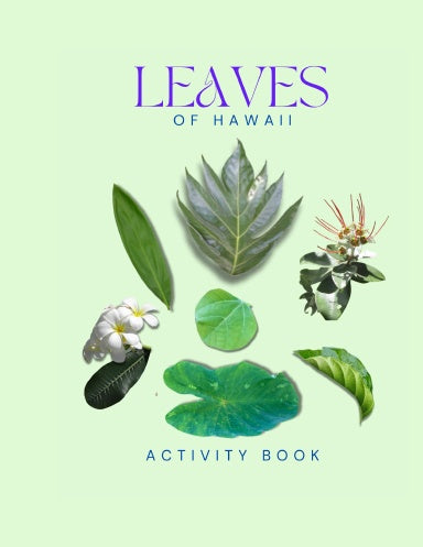 Leaves of Hawaii Activity Book for Kids