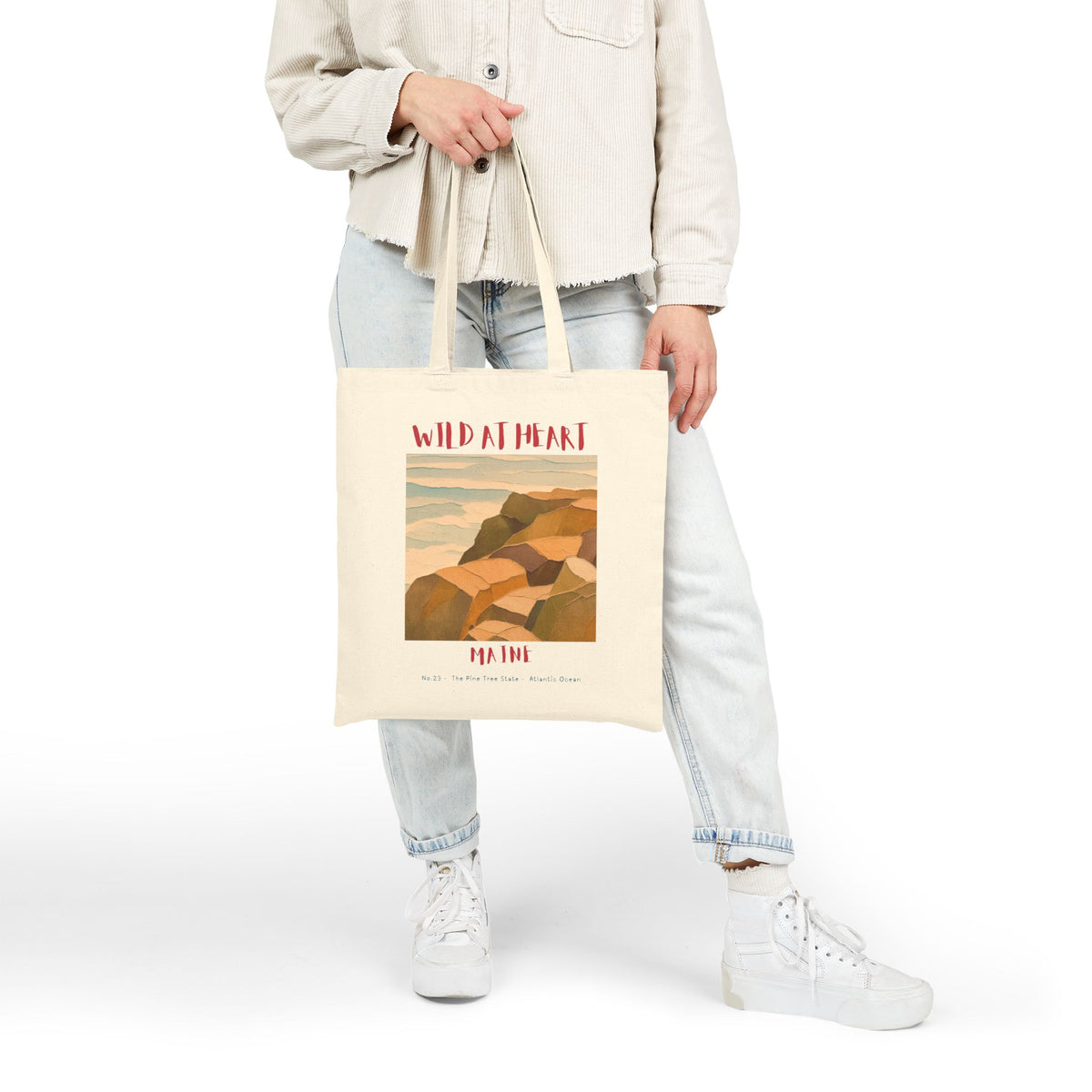 Maine Wild at Heart Tote Bag