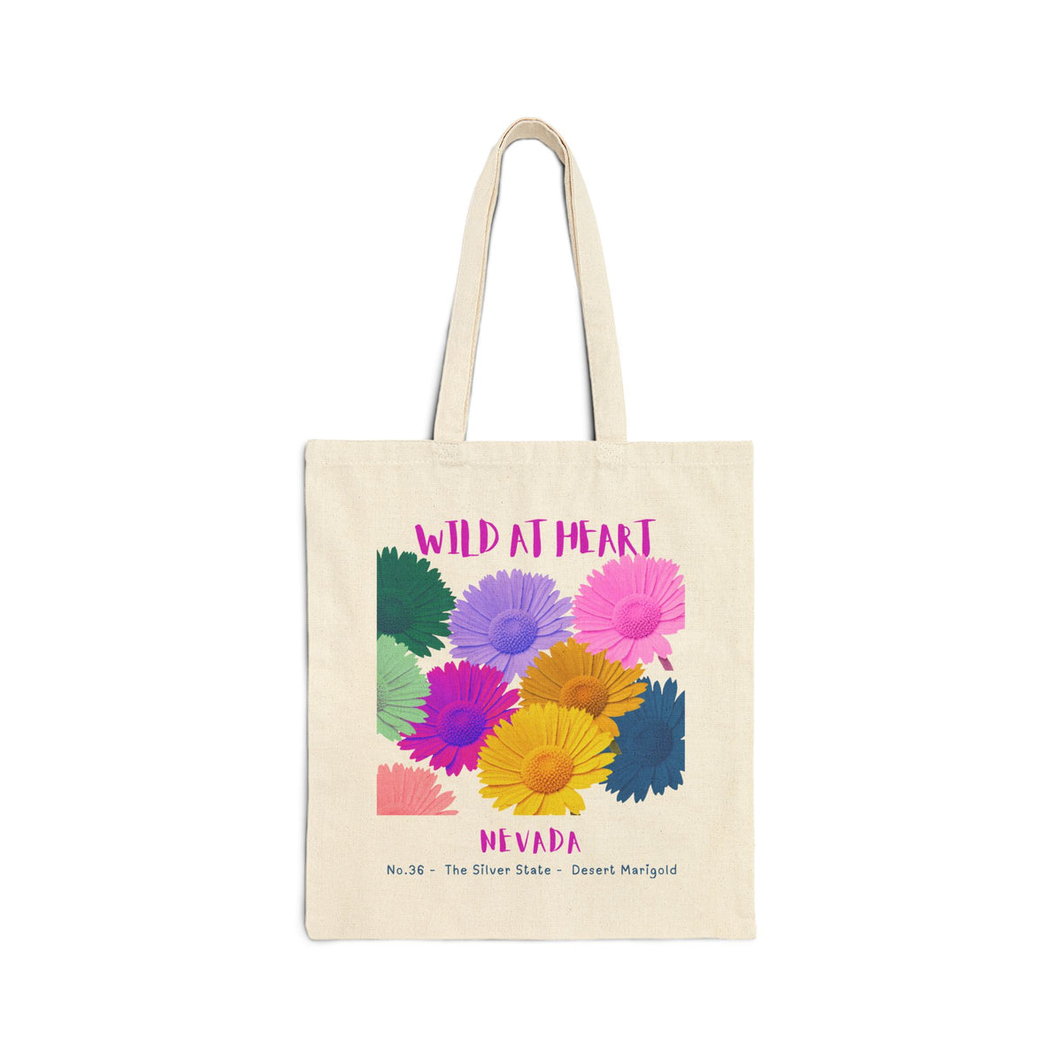 Nevada Wild at Heart Tote Bag