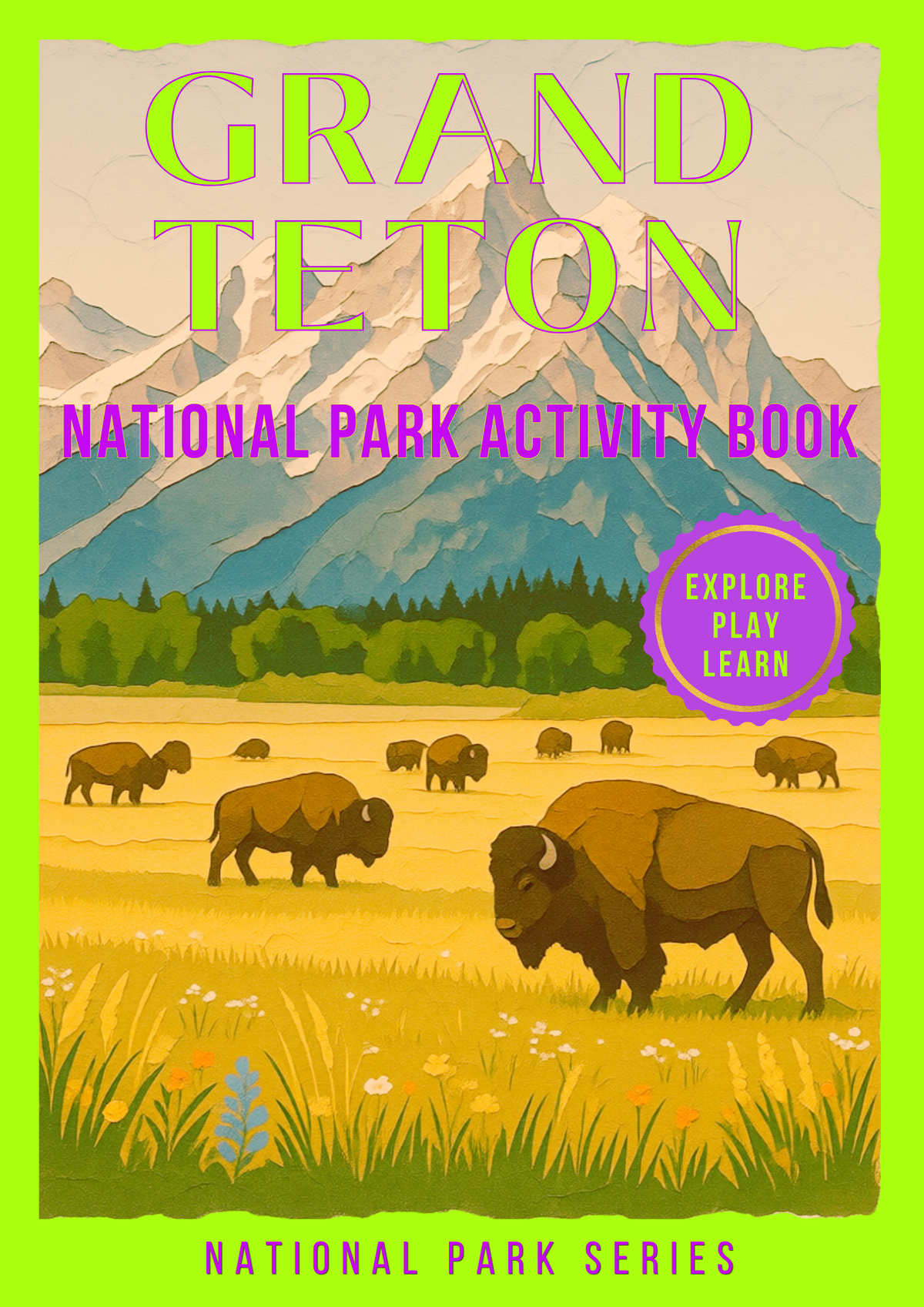 Grand Teton National Park Activity Book for Kids