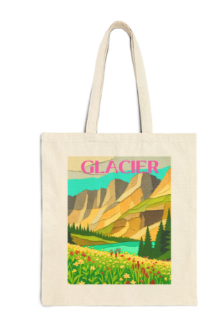 Wild at Heart Glacier National Park Gift Set – Activity Book + Canvas Tote, Kids Explorer Bundle