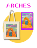 Wild at Heart Arches National Park Gift Set – Activity Book + Canvas Tote, Kids Explorer Bundle