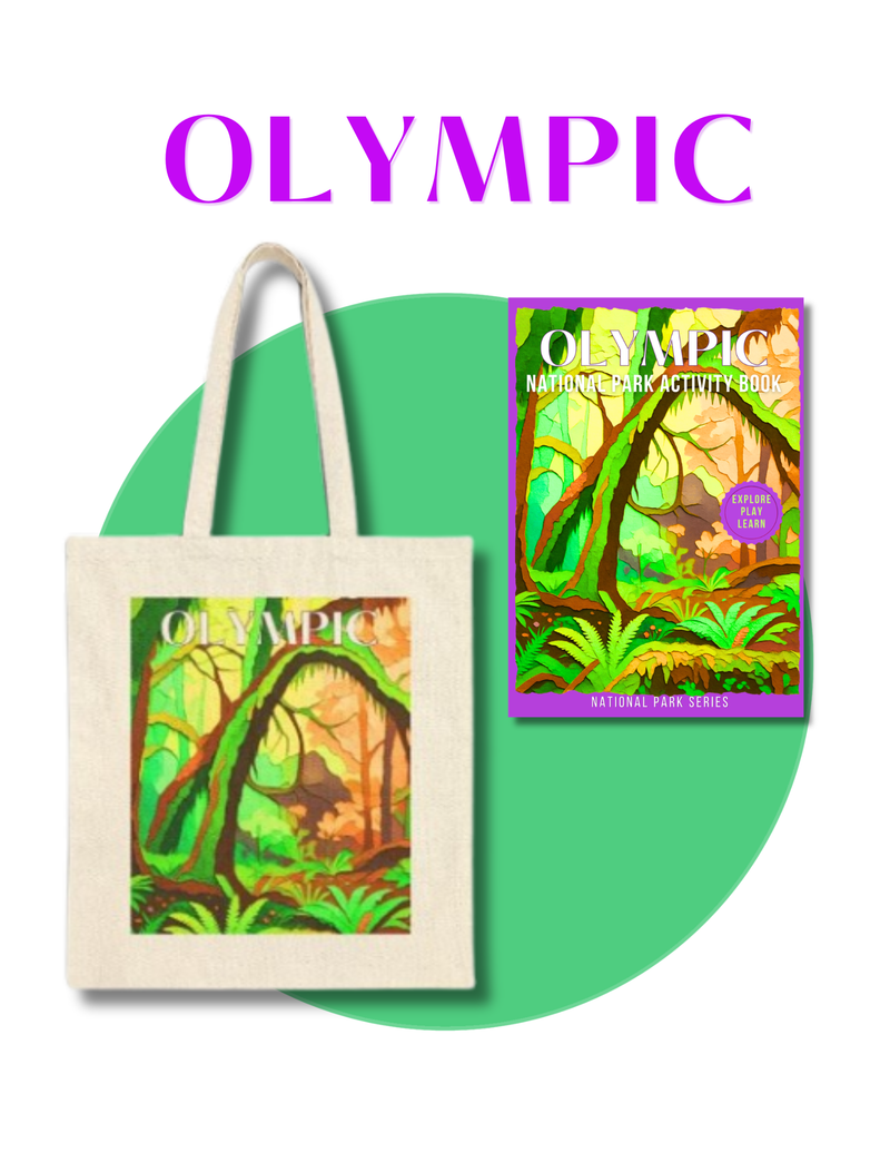 Olympic National Park Gift Set – Book + Tote | Wild at Heart