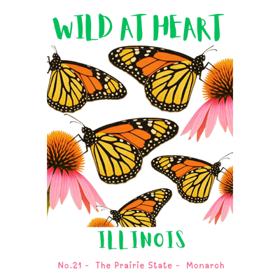 Illinois Wild at Heart nature design