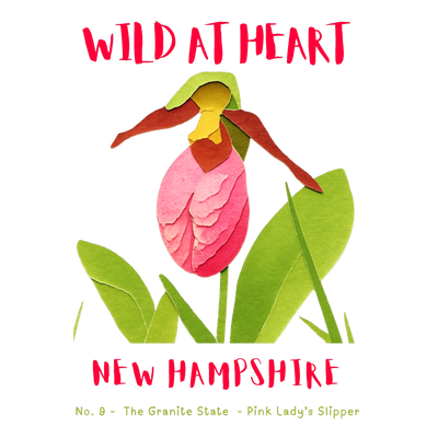 New Hampshire Wild at Heart nature design