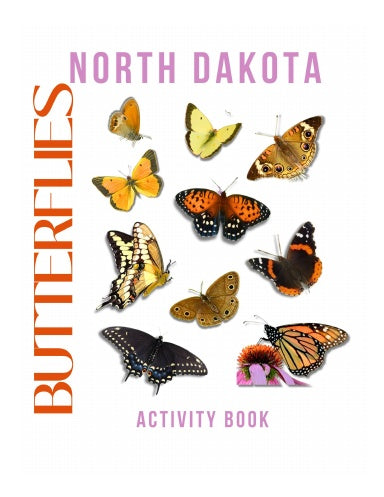 Butterflies of North Dakota Activity Book for Kids