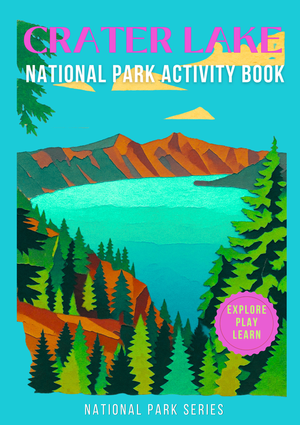 Crater Lake National Park Activity Book for Kids