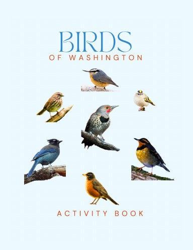 Birds of Washington Activity Book for Kids