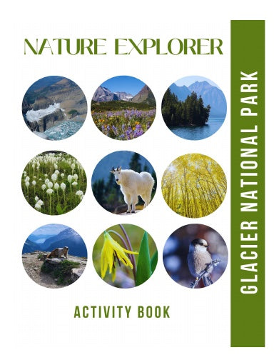 Glacier National Park Activity Book Cover